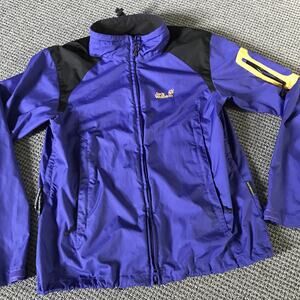 Jack Wolfskin Womens Performance Jacket XL Purple EUC Stormlock
